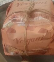 Panettone con caramello salato e gocce di cioccolato bianco