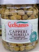 Capperi lacrimella aromatizzsto con aceto di vino