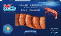 Gamberi argentini interi congelati