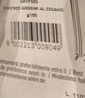 Grissini bianchi senza glutine