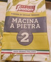 Farina di grano tenero macinata a pietra tipo 2