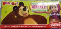 Huevos de chocolate masha y oso