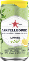 SANPELLEGRINO+Tea BIOà l'extrait de théetaujusde citron d'Italie6x25cl
