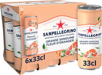 SANPELLEGRINO Momenti Orange sanguine Fleur d'orange 6x33cl