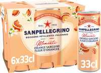 SANPELLEGRINO Momenti bois gazeuse aro orang sangu fleur d'oranger33cl