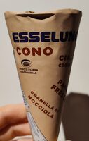 Cono panna e cioccolato