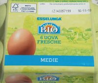 Uova fresche medie