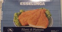 Filetti di platessa impanati e surgelati