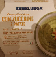 Crema di verdure con zucchine e patate