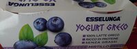 Yogurt greco mirtillo