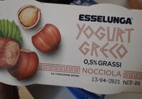 Yogurt greco 0,5% grassi nocciola