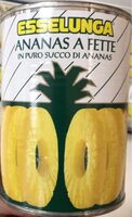 Ananas a fette in puro succo di ananas