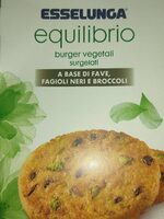 Burger vegetali a base di fave fagioli neri e broccoli