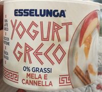 Yogurt greco, mela e cannella