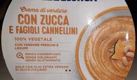 Crema di verdure con zucca e fagioli