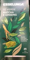 The verde matcha e ginseng