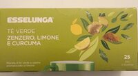 Tè verde zenzero limone e curcuma