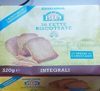 Fette biscottate biologiche integrali