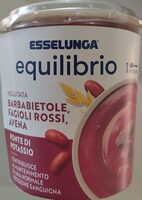 Vellutata barbabietole rosse, fagioli rossi, avena