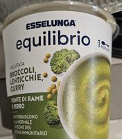 Vellutata broccoli, lenticchie, curry