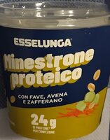 Minestrone proteico con fave, avena e zafferano