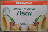 Succo e polpa di pesca