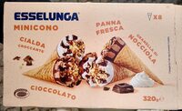 Mini Cono Panna e Cioccolato