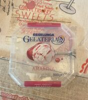 Gelaterie Panna variegato con amarena