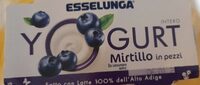 Yogurt mirtillo in pezzi