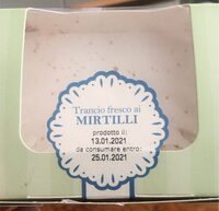 Trancio ai mirtilli