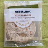 Minipiadina con olio extravergine di oliva