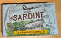Sardine all'olio di girasole