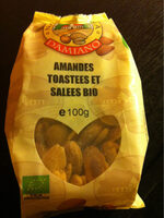 Amandes Toastées Et Salées Bio 100g