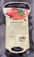 Tortelloni noir avec saumon