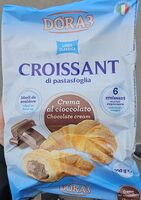 Croissant farcito con crema al cacao