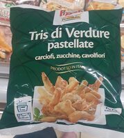 Tris di verdure pastellate