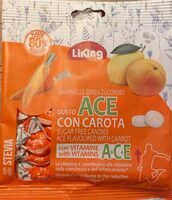 Caramelle senza zucchero gusto ACE CON CAROTA