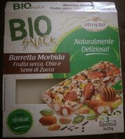 Barretta Morbida Frutta secca, Chia e Semi di Zucca