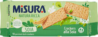 Crackers with soia