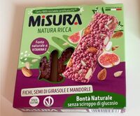 Barretta Misura fichi, semi di girasole e mandorle