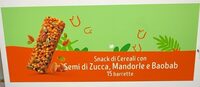 Snack natura ricca semi zucca