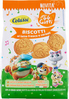 Gatti biscotti al latte fresco e cereali