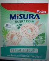 Biscotti cereali e legumi con avena e riso