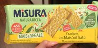 Crackers con mais soffiato