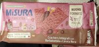 Crackers integrali con barbabietola e carota nera