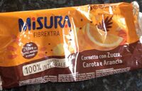 Cornetto con zucca, carota e arancia