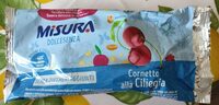Cornetto alle ciliegia senza zuccheri aggiunti