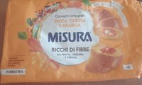 Misura cornetti integrali zucca, carota e arancia