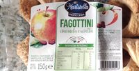Fagottini con mela e uvetta
