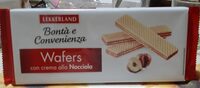 Wafer con crema alla nocciola